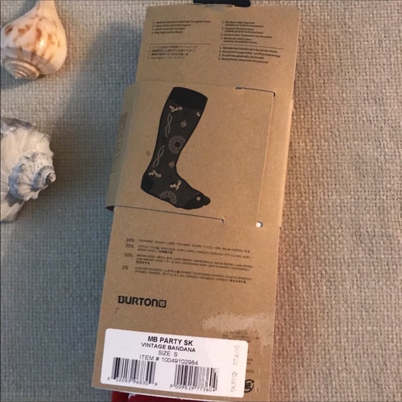 NWT BURTON BANDANA PARTY SOCKS - Picture 4 of 4